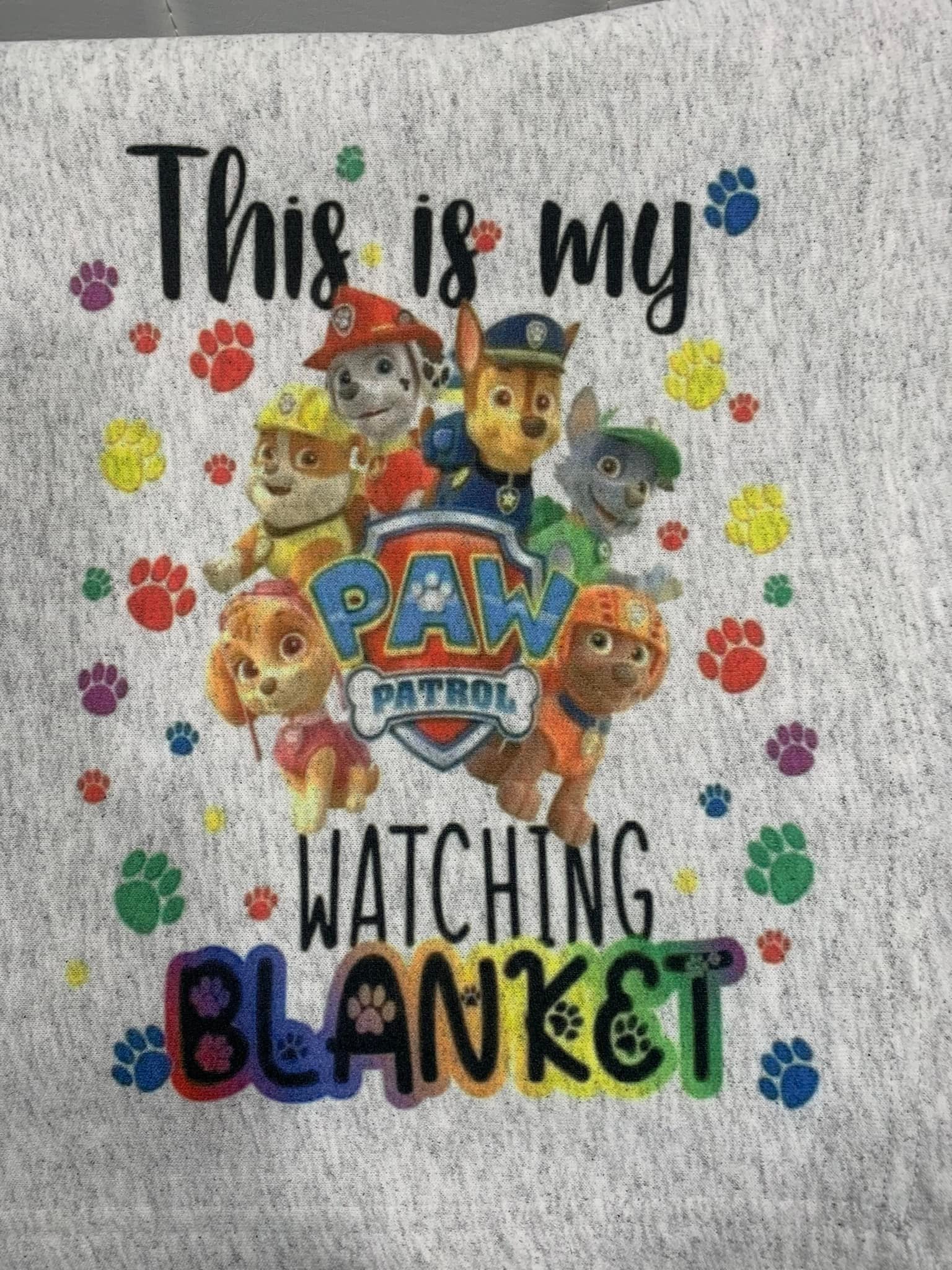 Paw Patrol Watching Blanket