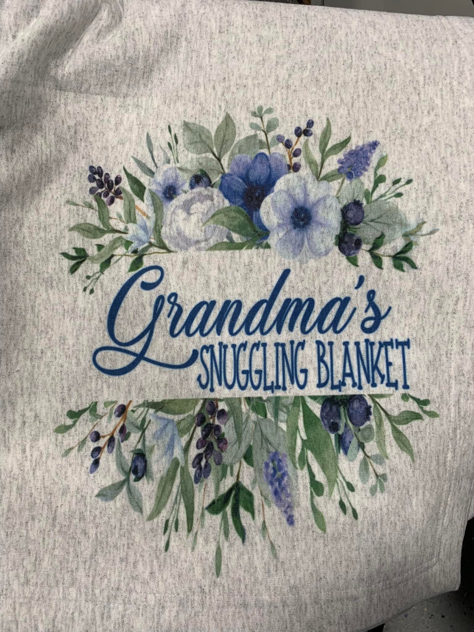 Grandma Snuggling Blanket