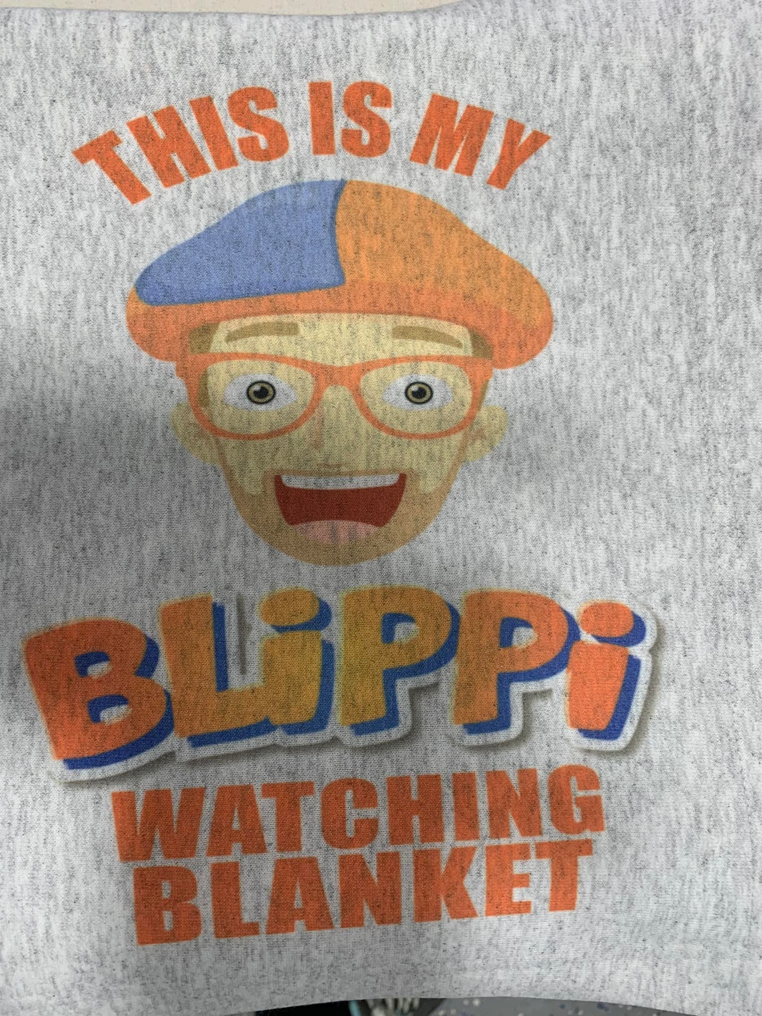 Blippi Watching Blanket