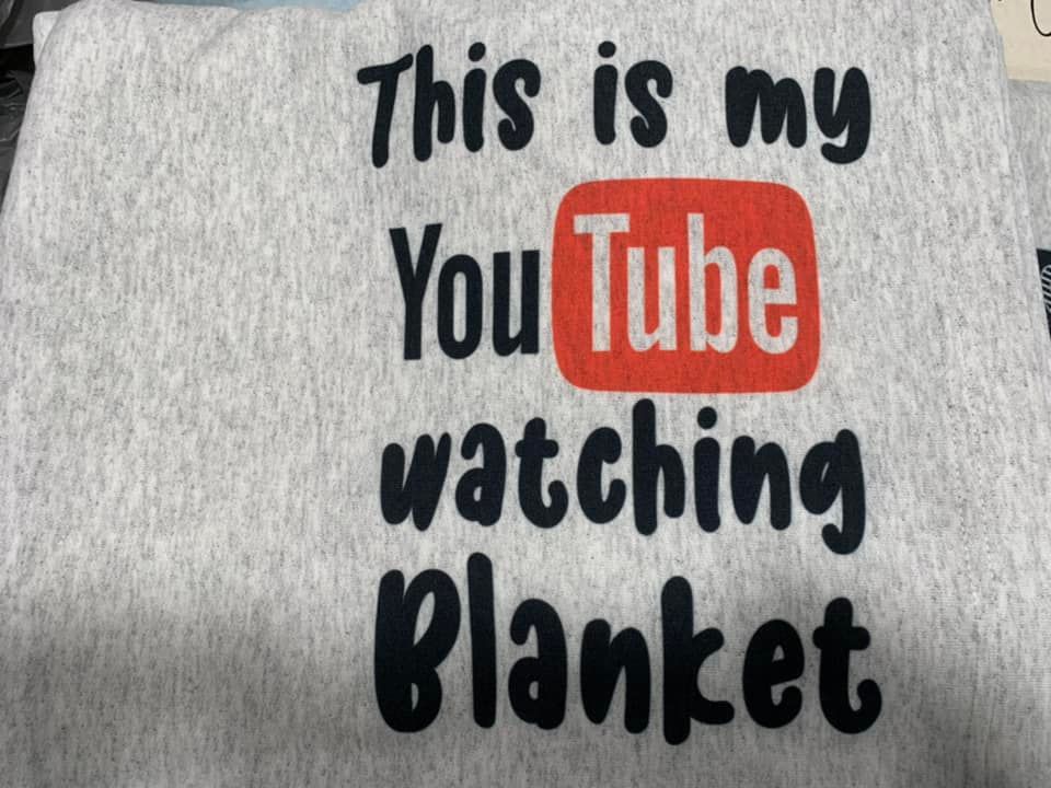 YouTube Watching Blanket