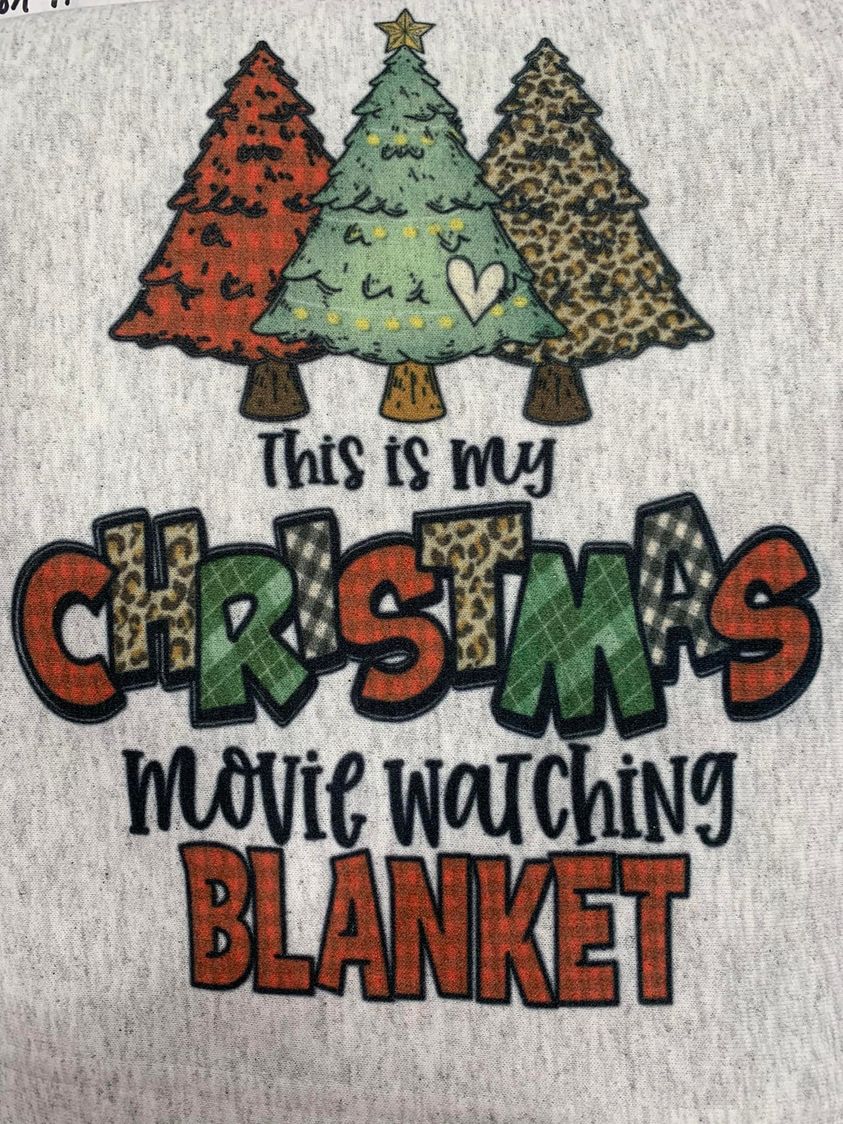 Christmas Movie Watching Blanket