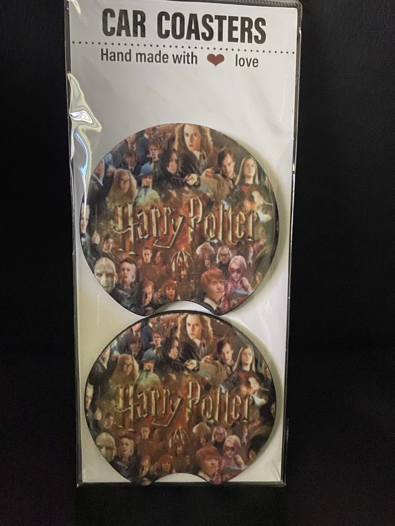 Harry Potter-Car coasters-set of 2