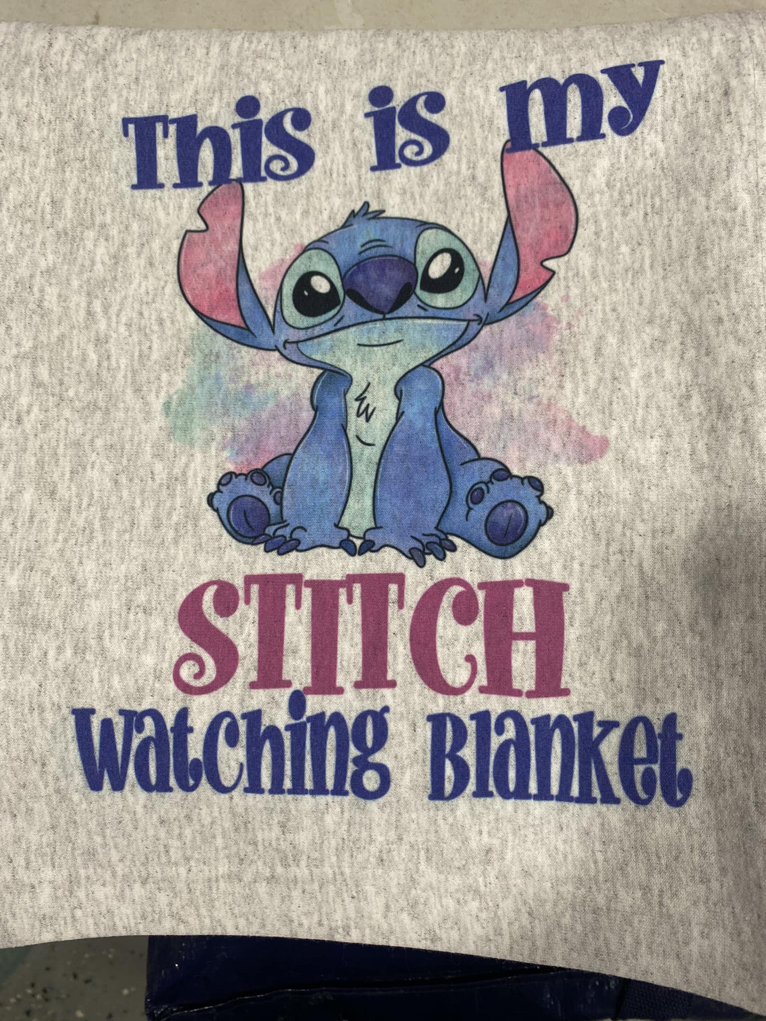 Stitch Watching Blanket