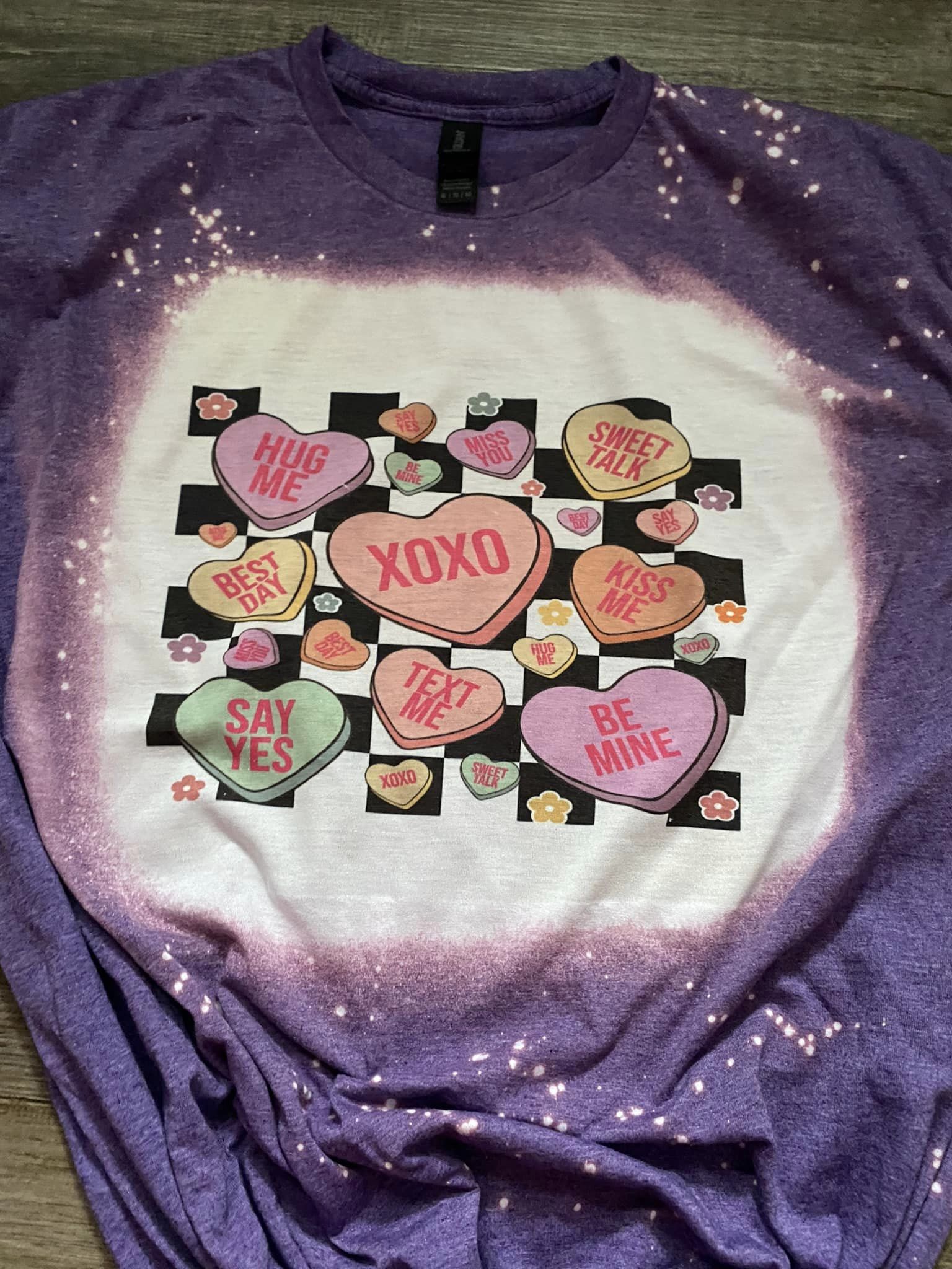 Conversation heart Tshirt