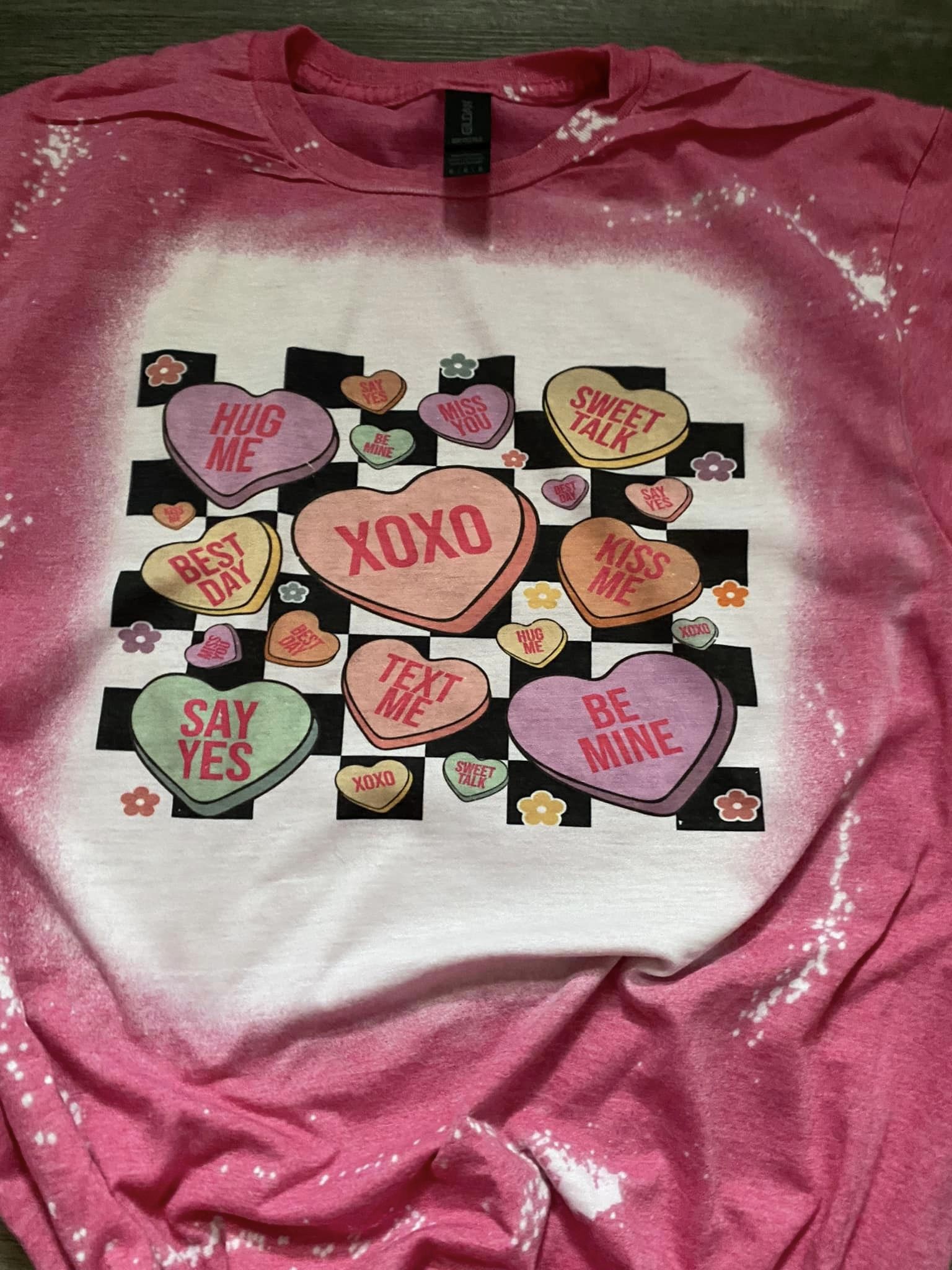 Conversation heart Tshirt