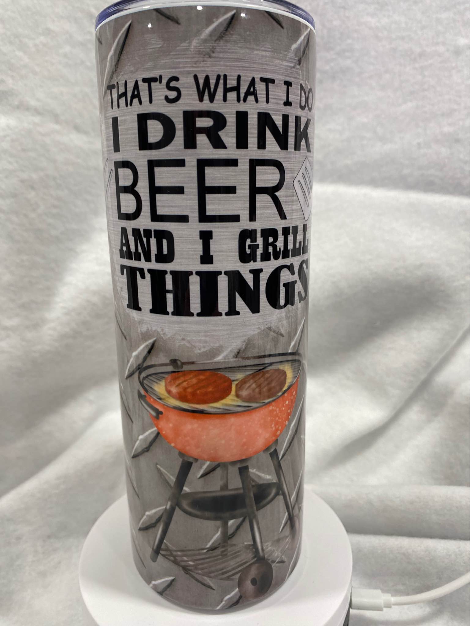 I drink Beer & I Grill Tumbler