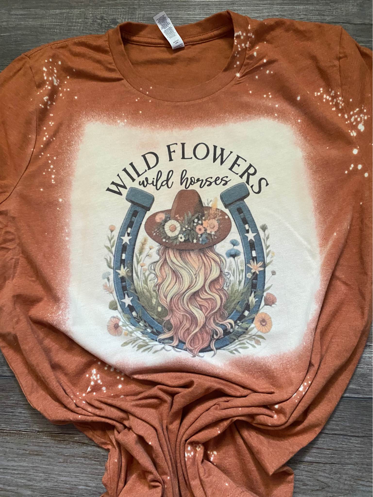 Wild Flowers Wild Horses T-shirt