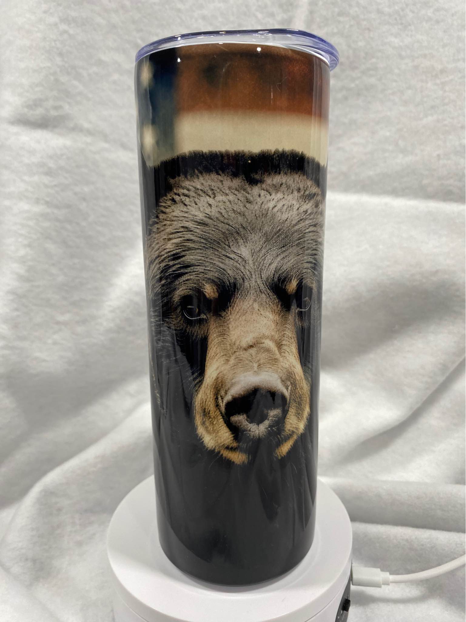 Americana Black BearTumbler