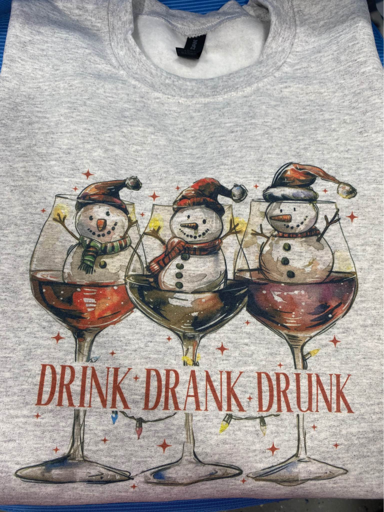 Drink, Drank, Drunk  Crewneck Sweatshirt