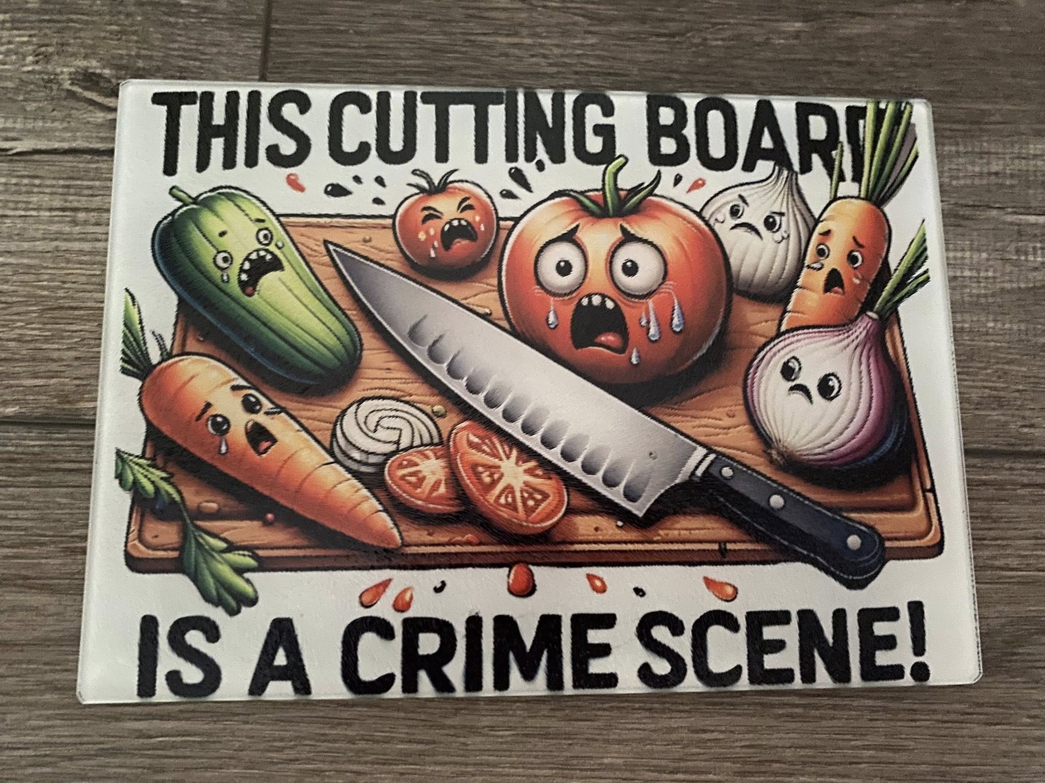 It's A Crime Scene CUTTING BOARDS