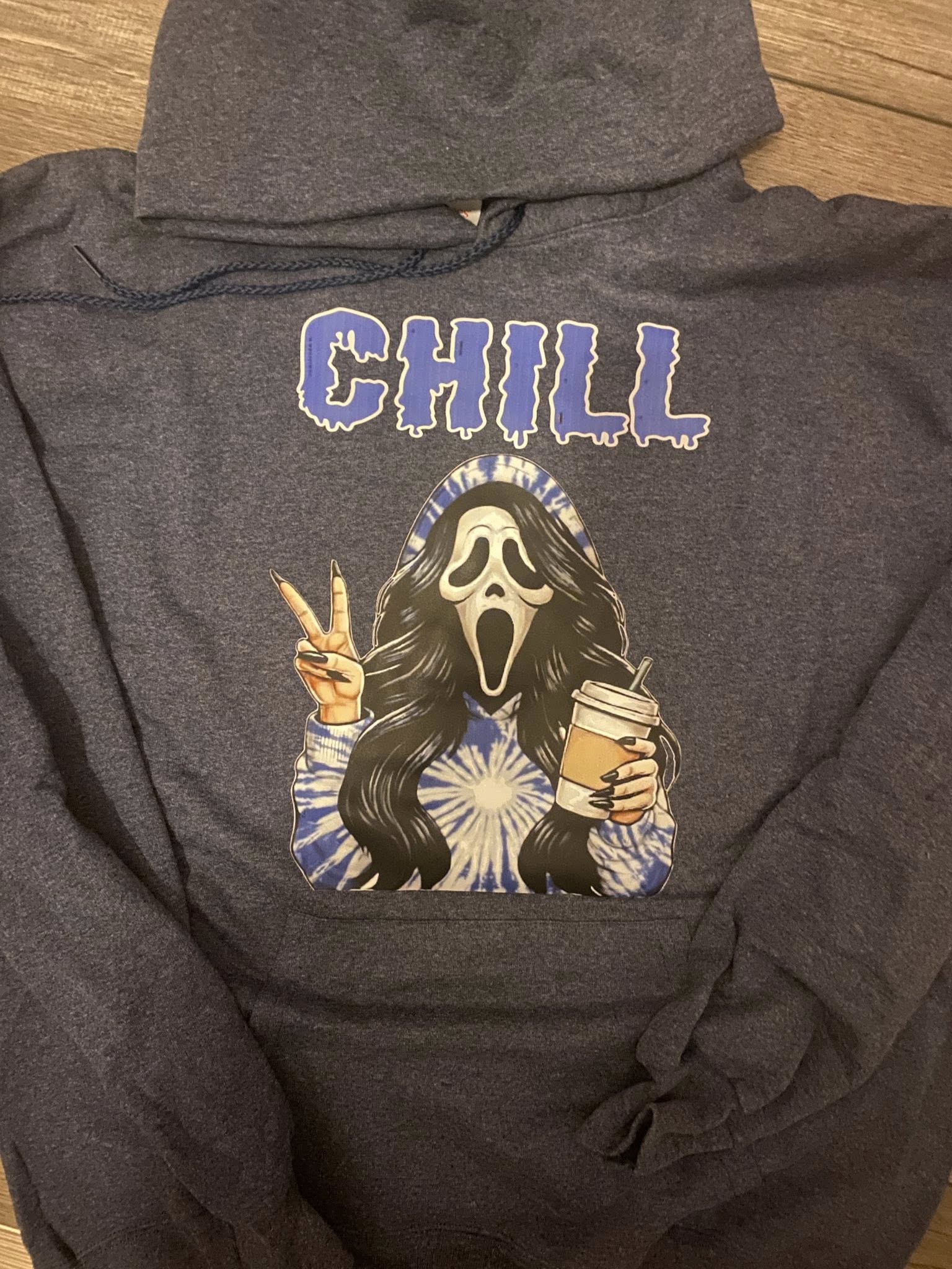 Chill Ghost Face Hoodie