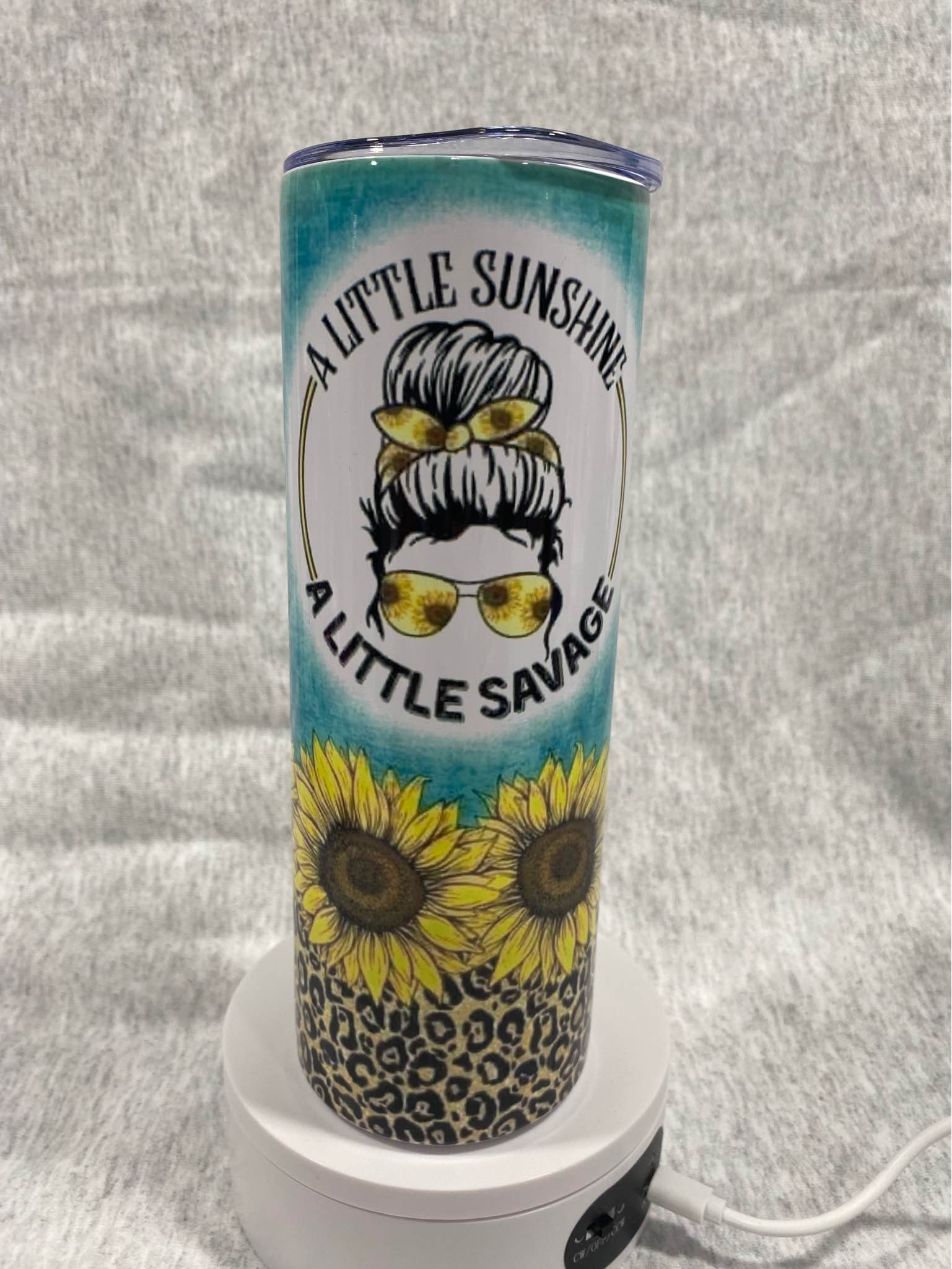 20oz A little Sunshine, A Little Savage Tumbler