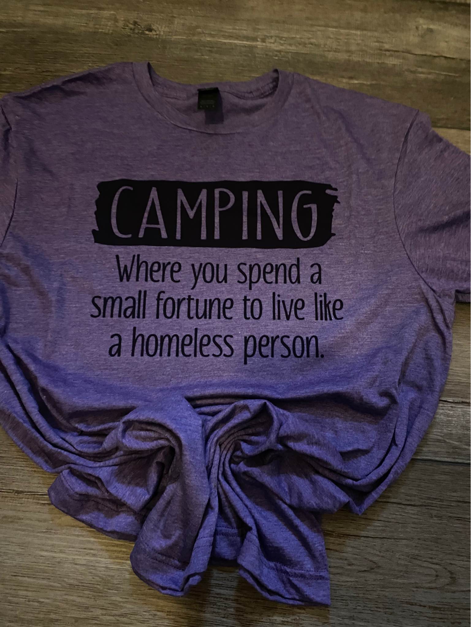 Camping-description T-Shirt