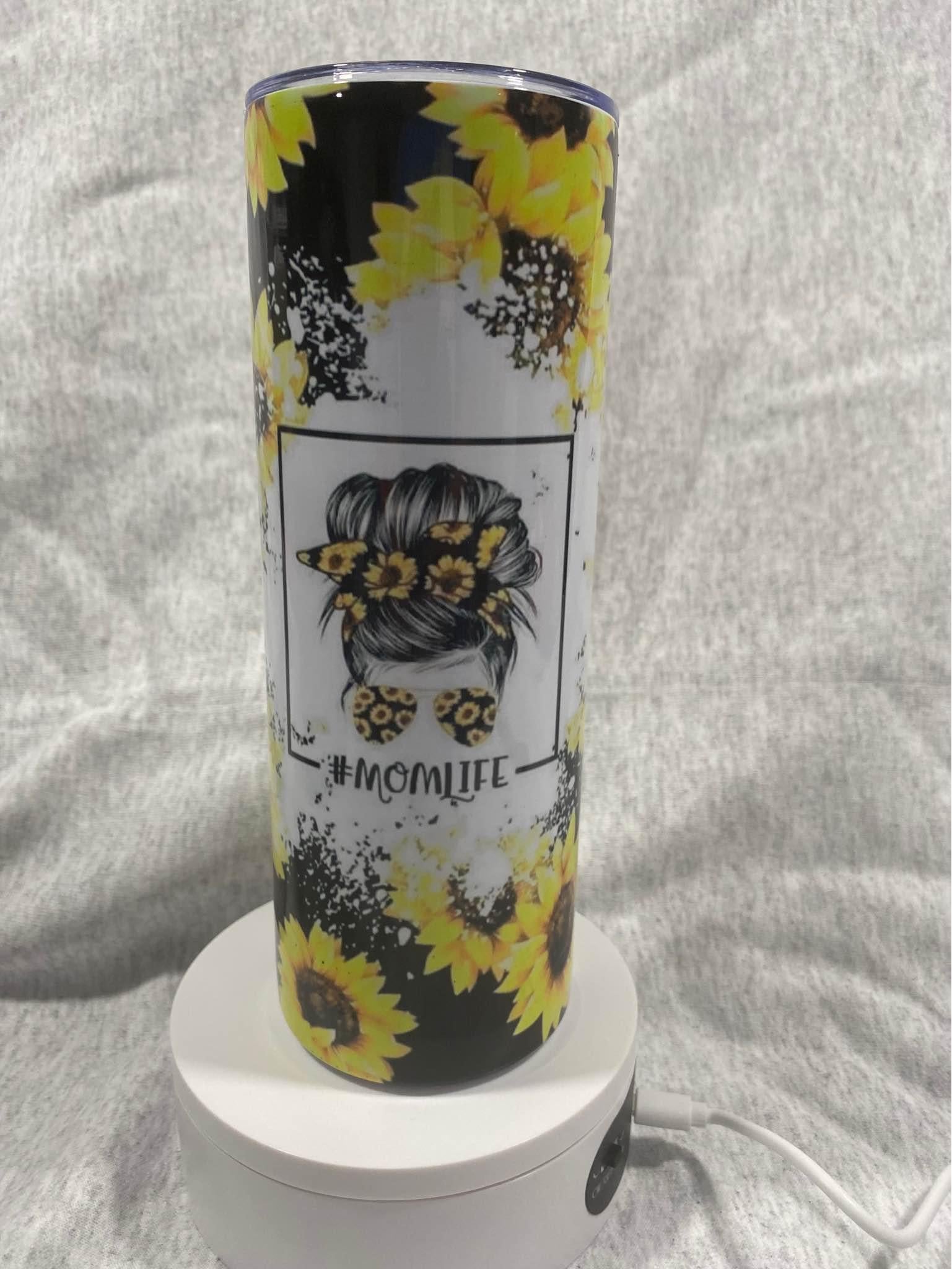 20oz Mom Life (Sunflower) Tumbler