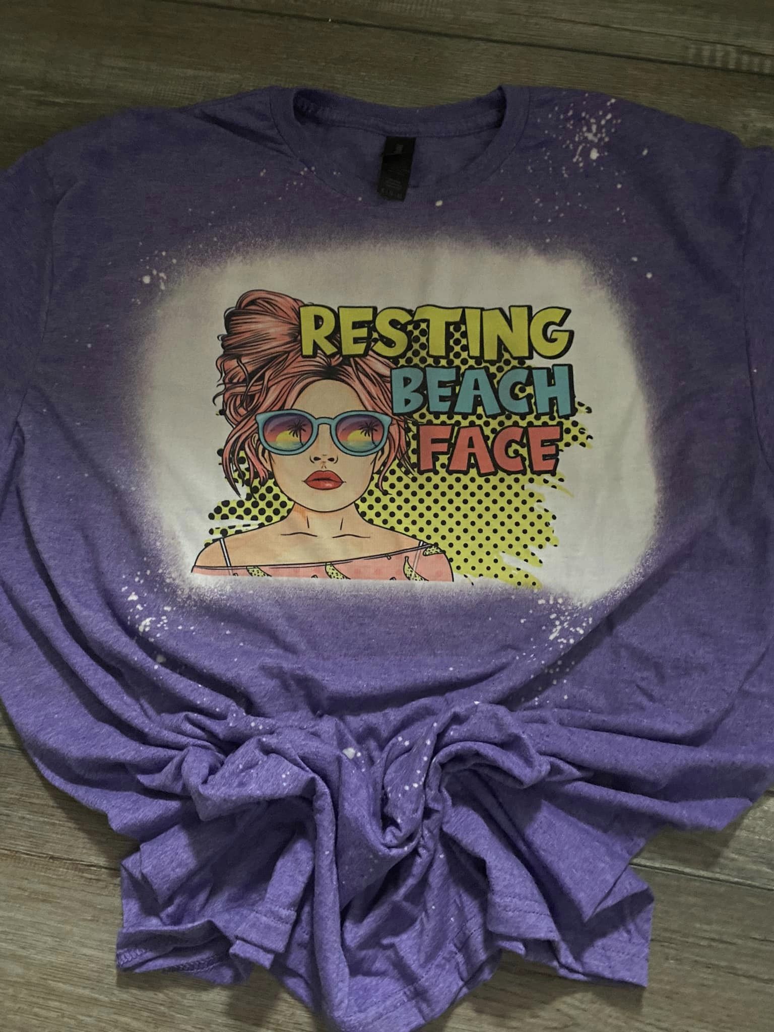 Resting Beach Face Tshirt