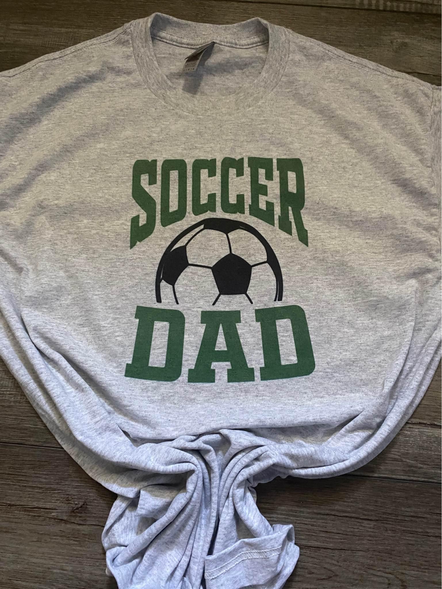 Soccer Dad-Green T-shirt