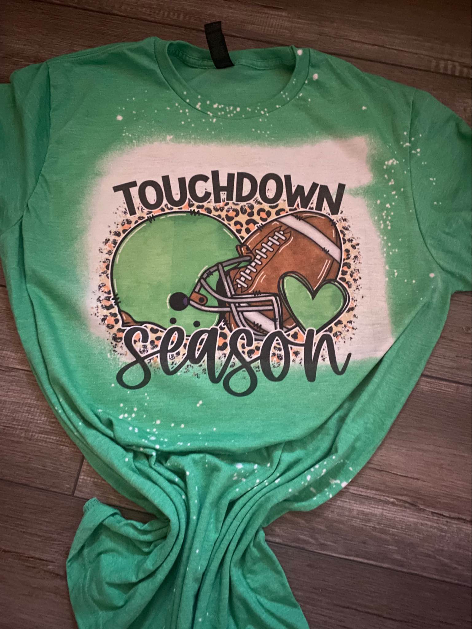 Touchdown Season with helmet & ball Tshirt