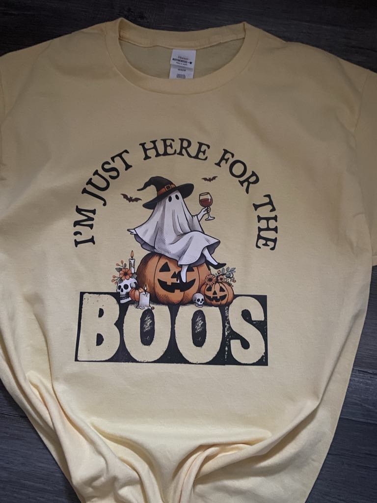 Just here for the Booze Tshirt