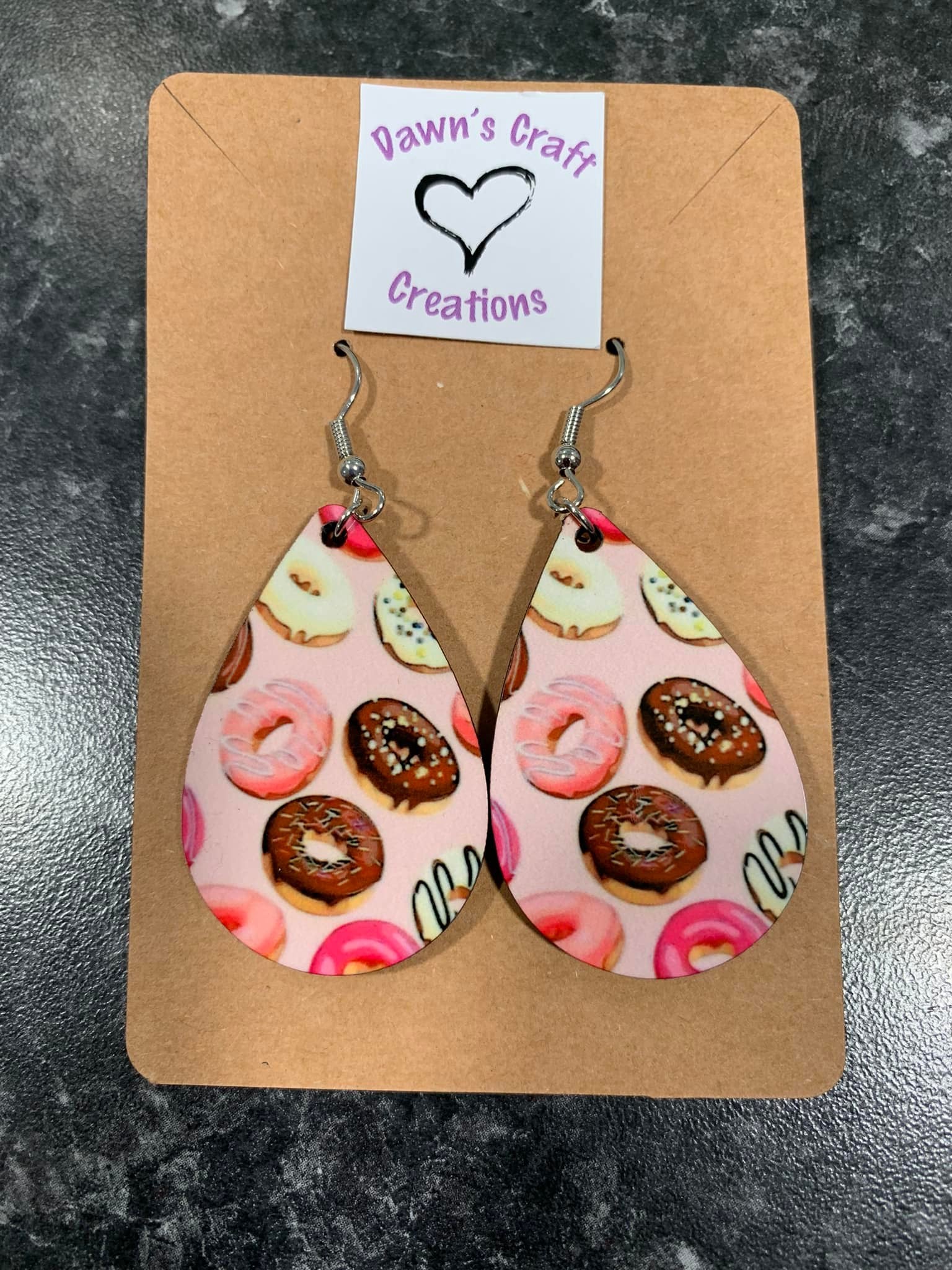 Donut Drop Earrings