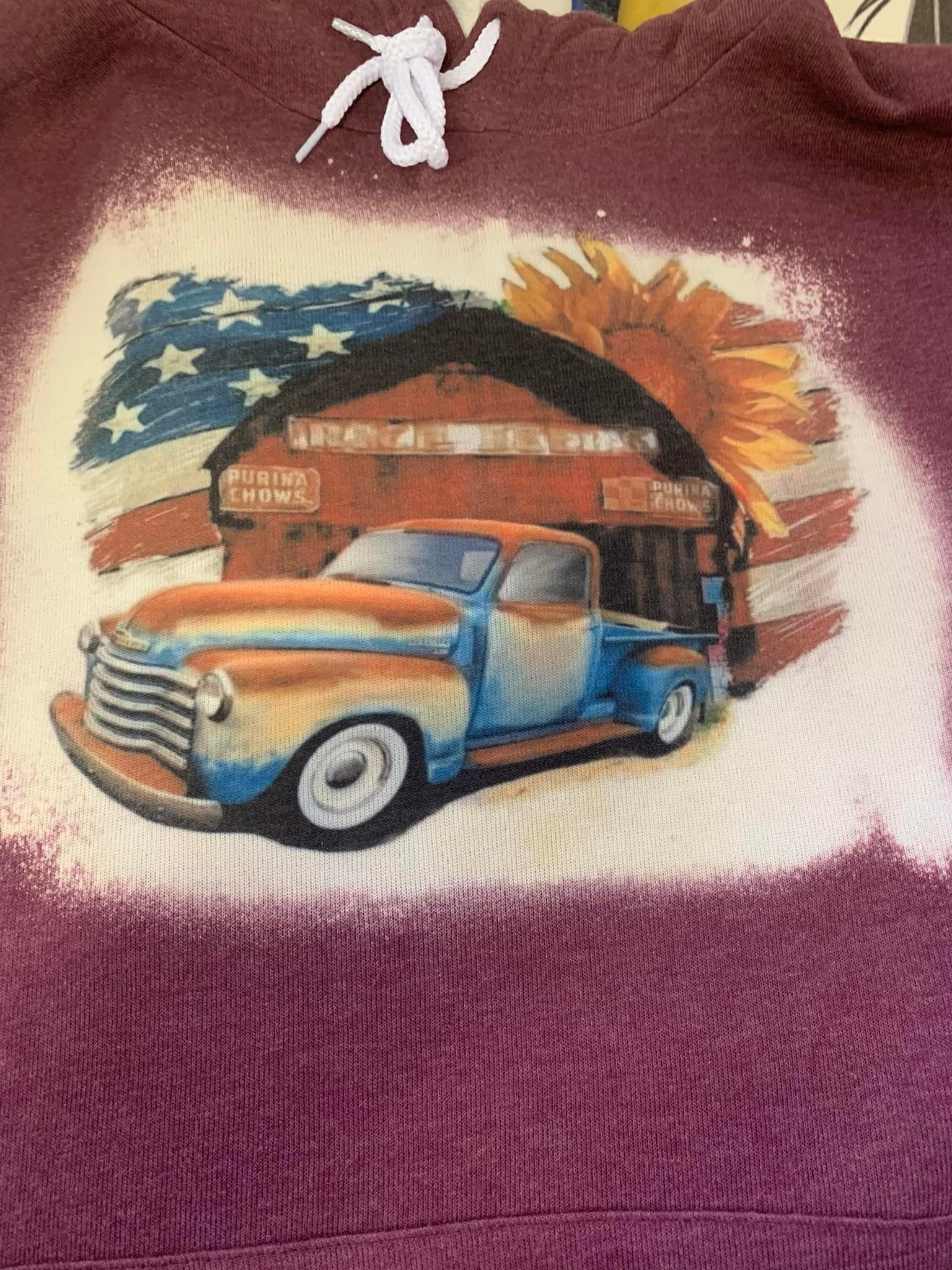 Barn & Blue Truck Hoodie