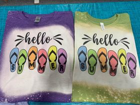 Hello Summer Flip Flops T-Shirt